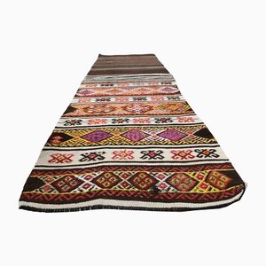 Tapis de Couloir Kilim Oushak Vintage, Turquie