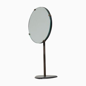 Swedish Art Deco Solid Iron Table Mirror