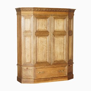 Antique Victorian Pine Housekeepers Cupboard, 1880s