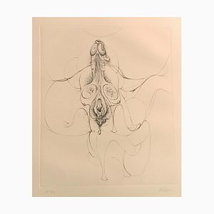 Hans Bellmer, The Heels or the Dead Lovers, 1971, Hand Etching