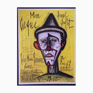 Bernard Buffet, My Circus, The Clown, 1968, Lithographie Originale