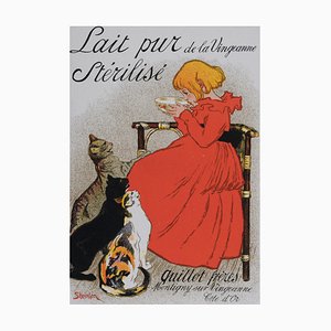 Théophile Alexandre Steinlen, Lait Pur de la Vingeanne, 1896, Small Lithograph Poster