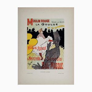 Henri De Toulouse-Lautrec, Moulin Rouge La Goulue, 1896, Small Lithograph Poster