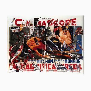 Mimmo Rotella, River of No Return, Silkcreen et Collage