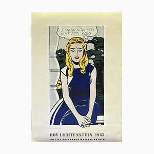 Ludwig Museum, I Know How You Must Feel, Brad Poster by Roy Lichtenstein, 1990