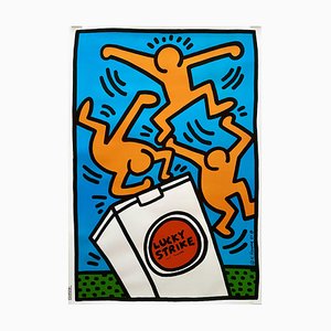 Keith Haring, Lucky Strike Original Poster, 1987
