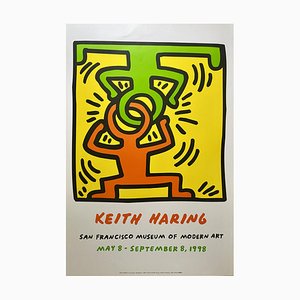 Poster Keith Haring, San Francisco Museum of Modern Art, 1990, Offset Lithograph