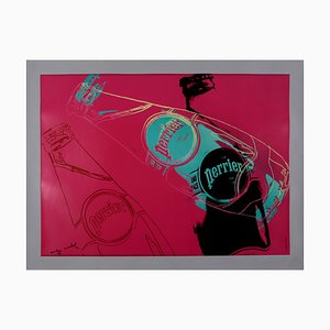 Andy Warhol, Perrier Pink, 1983, Affiche Offset-Lithographique Originale