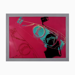 Andy Warhol, Perrier Pink, 1983, Original Offset-Lithographic Poster