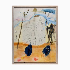 Salvador Dali, Transmission Des Traditions, 1974, Lithograph and Etching (Drypoint)