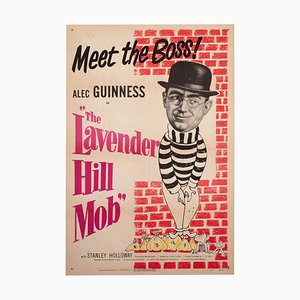 Lavender Hill Mob Movie Poster, USA, 1951