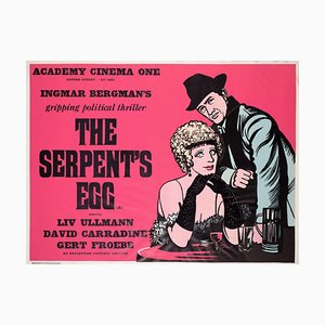 Affiche de Film The Serpents Egg par Strausfeld, Royaume-Uni, 1978
