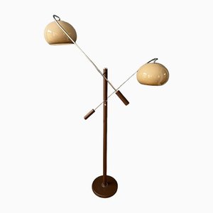 Mid-Century Mushroom Stehlampe mit zwei Armen von Dijkstra