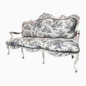 French Willow Fabric Sofa