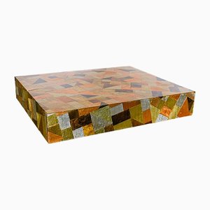 Large Patchwork Copper Coffee Table, 1960s