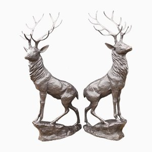 Élans des Highlands en Bronze, Set de 2