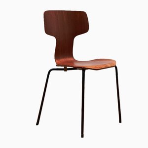 Sedia nr. 3103 vintage in legno di Fritz Hansen