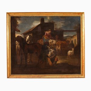 The Farrier's Workshop, 17th Century, Oil on Canvas