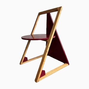 Dreieckiger Vintage Stuhl, 1980er