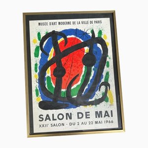 Vintage Exhibition XXII Salon de Mai Poster by Joan Miro