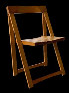 Vintage Folding Chair by Aldo Jacober