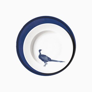 Pheasant Underplate and Flat Plate by Piero Lissoni for Shoenhuber Franchi, Set of 2