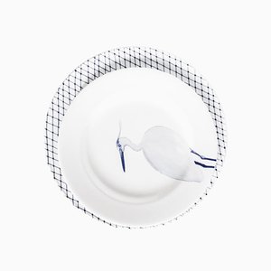 Heron Underplate and Plate by Piero Lissoni for Shoenhuber Franchi, Set of 2