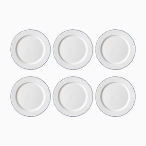 Plates with Dot Pattern by Piero Lissoni for Shoenhuber Franchi, Set of 6