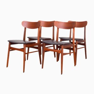 Mid-Century Danish Teak Dining Chairs from Farstrup Furniture, 1960s, Set of 4