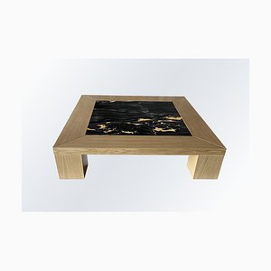 Table Quadro Portoro par Ferdinando Meccani pour Meccani Design