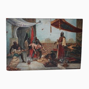 Marià Fortuny, Othello and Desdemona, 19th Century, Oil on Board