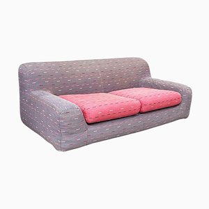 Mid-Century Italian Pink and Grey Giubba Sofa by Cuneo for Arflex, 1980s