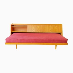Vintage Daybed with Shelves