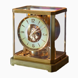 Goldene Türler Uhr aus Messing von Jaeger-LeCoultre