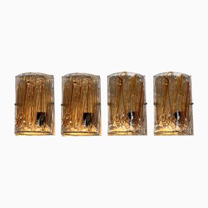 Large Murano Glass Sconces from La Murrina, 1970s, Set of 4