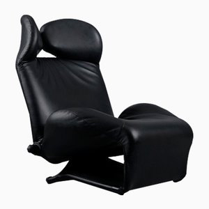 Leather Wink Armchair by Toshiyuki Kita for Cassina
