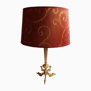 Lampada da tavolo Mid-Century con base di delfini stilizzati