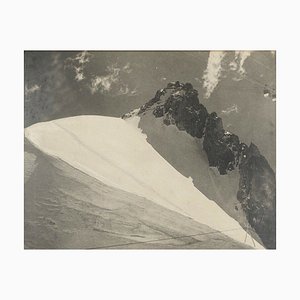 Montagne, 1930s, Photographie Noir & Blanc, Encadrée