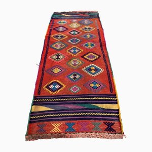 Tapis Kilim Vintage en Laine, Turquie