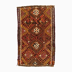 Türkischer Vintage Kelim Wollteppich