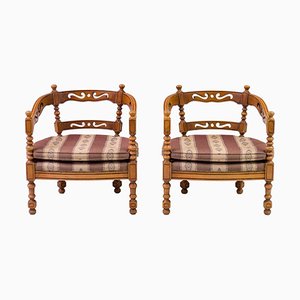 Gallery Armchairs from Giorgetti, Set of 2