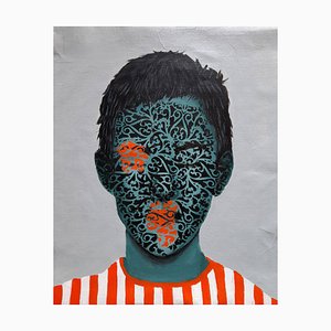 Wedad Alnasser, Resonant Self, 2022, Acrylic on Canvas
