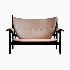Chieftain Couch in Wood and Leather by Finn Juhl