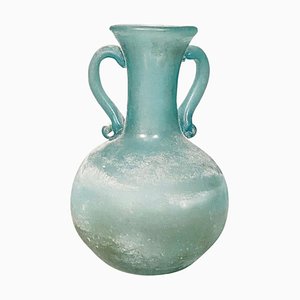 Mid-Century Modern Italian Green Glass Amphora, 1960s