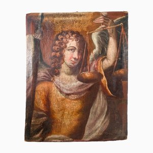 Saint Michael the Archangel, 1600s, Italy, Oil on Canvas, Framed