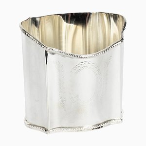 20th Century Neoclassical Silver-Plated Wine Coaster