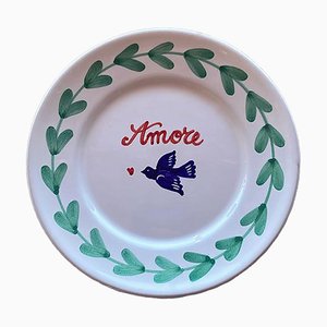 Amore Lorafolk Dessert Plates from Popolo, Set of 2