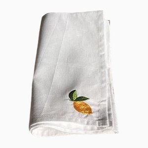 Orange Lemon Placemats from Popolo, Set of 2
