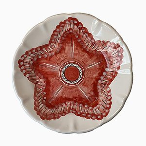 Etoile Rouge Plates from Popolo, Set of 4