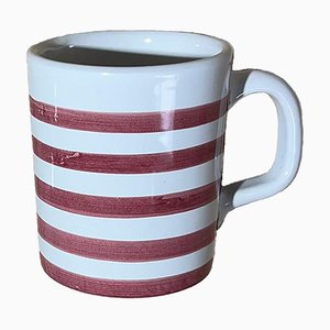Mug with Red Stripes by Popolo